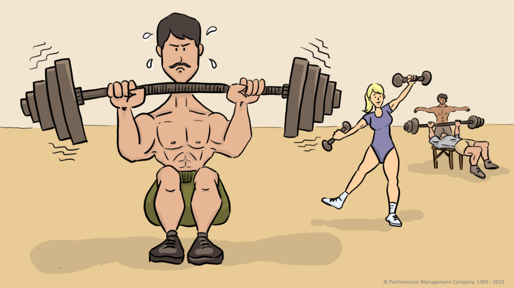 Training is good for improving strengths
