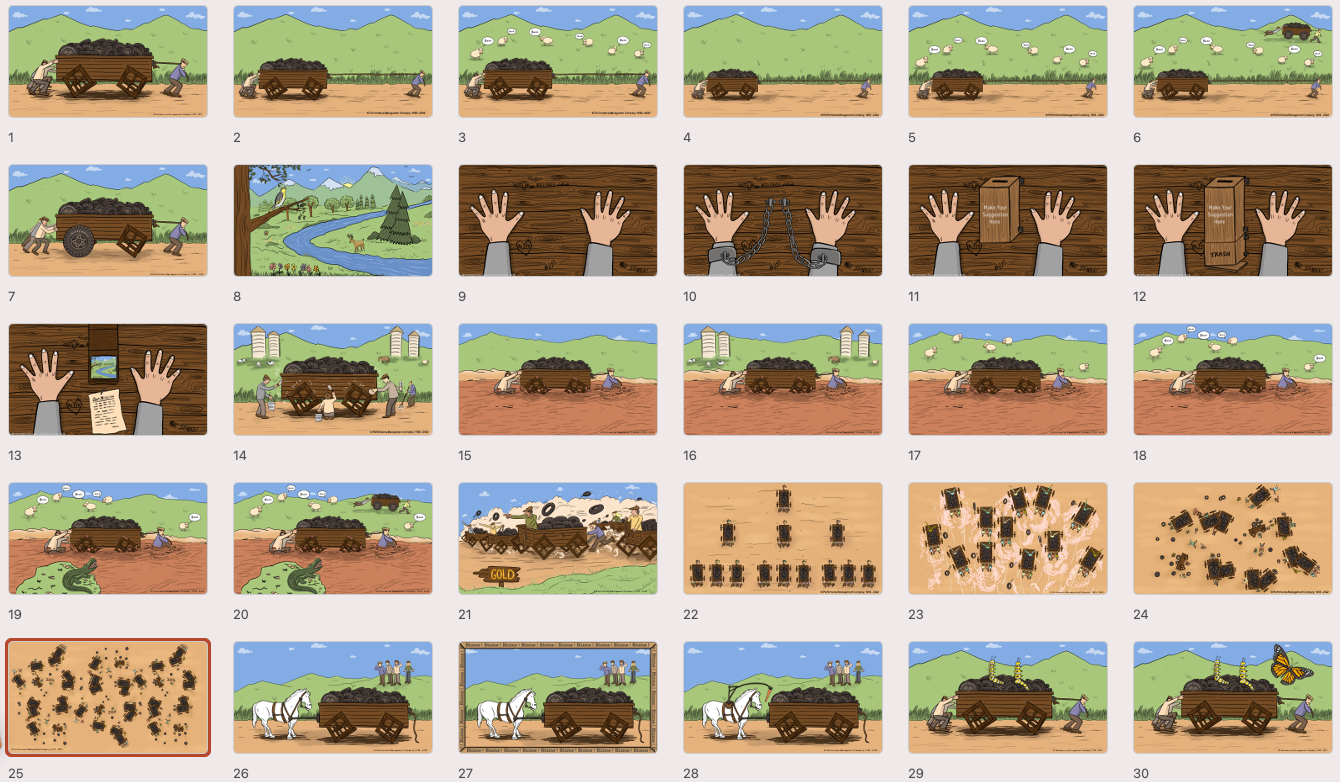 Thirty (30) of the 2022 Square Wheels images