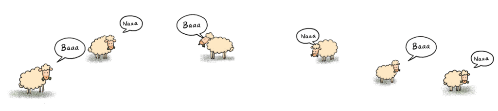 Spectator Sheep -- the disengaged and uninvolved are everywhere!