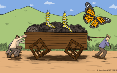 The Probability Prompt and the Caterpillars / Butterfly Joke