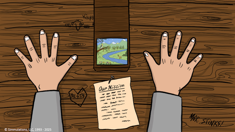 The View from The Back can be enhanced when people know the vision and the mission