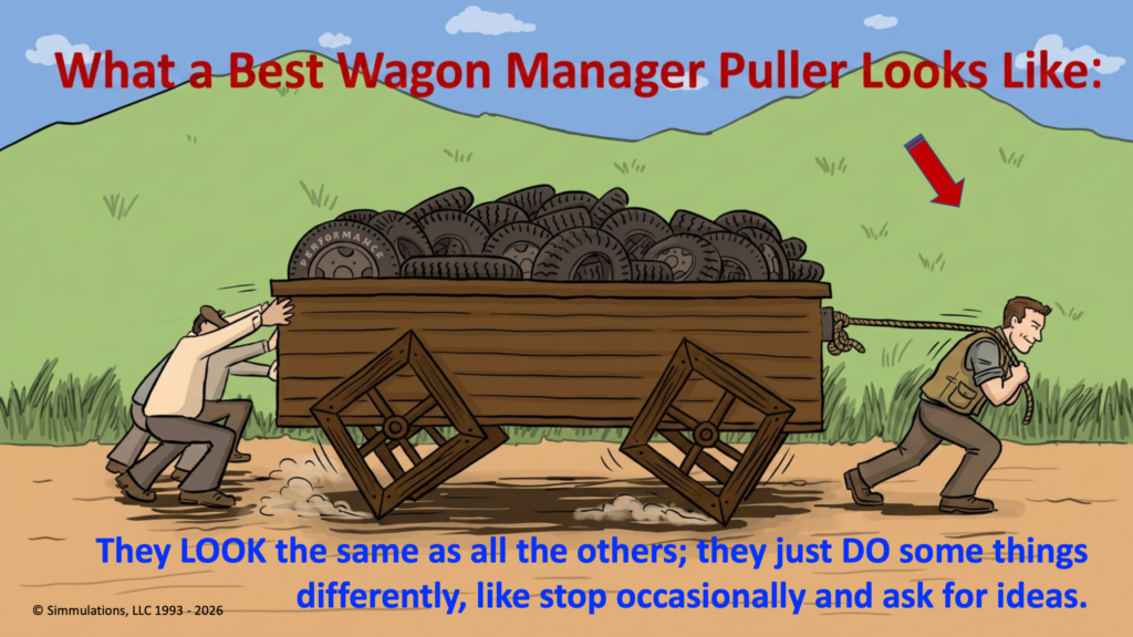 Best managers often stop to ask for ideas for improvement in the journey forward.