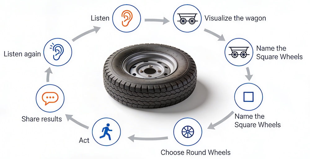 Round Wheel Engagement Model - a simple framework of continuous improvement